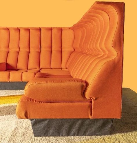 Orange Corner Sofa, Seating Corner, Highback Sofa, Art Deco Sofa, Teak Sofa, Sofa Price, 4 Elements, Vintage Sofa, German Design