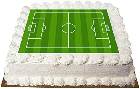 A4 Football Pitch Fondant Icing Sheet Cake Topper Edible Icing : Amazon.co.uk: Grocery Football Pitch Cake, Football Pitch, Football Cake, Edible Icing Sheets, Decorator Icing, Icing Sheets, Fondant Toppers, Fondant Icing, Edible Ink