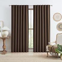 Blackout Curtains Bedroom, Linen Blackout Curtains, Brown Curtains, Blackout Panels, Drape Panel, Darkening Curtains, Prayer Room, Hanging Curtains, Linen Curtains