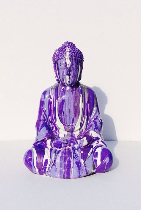 . Zen Buddha, Buddha Zen, Sip N Paint, Kwan Yin, Purple Art, Purple Love, Buddha Art, New Living Room, Fifty Shades