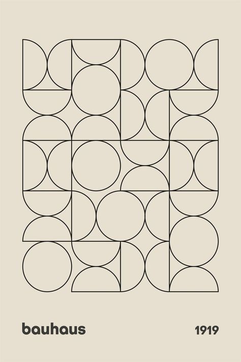 Bauhaus Design Pattern, Bauhaus Poster Design, Anatomy Vintage, Bauhaus Pattern, Geometric Artwork, Bauhaus Art, Mid Century Modern Wall Art, Bauhaus Poster, Bauhaus Design