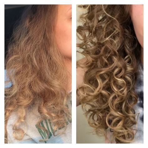 Dry Curly Hair With and Without Styling Rid Of Frizzy Hair, Frizzy Hair Remedies, Fizzy Hair, Control Frizzy Hair, Frizzy Wavy Hair, Frizzy Hair Tips, Frizzy Curls, Dry Frizzy Hair, Frizzy Curly Hair