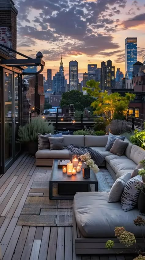 50+ Stunning Small Rooftop Ideas for a Dreamy Space - DecorWithEva Condo Rooftop Terrace, Small Rooftop Design Ideas, Condo House Exterior, House Exterior Balcony, Penthouse Rooftop Terrace, Rooftop Flat, Small Rooftop Ideas, Tiny Terrace, Small Rooftop