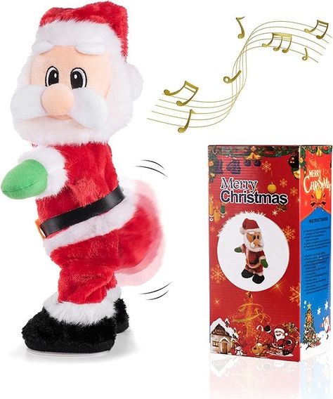 Gfilay Twerking Santa Claus, 14" Santa Doll Animated Christmas Toys Singing Spanish Song Xmas Santa Toys for Kids Spanish Christmas Songs, Twerking Santa Claus, Twerking Santa, Xmas Gifts For Kids, Dancing Santa, Santa Toys, Santa Claus Doll, Dancing Dolls, Christmas Tunes