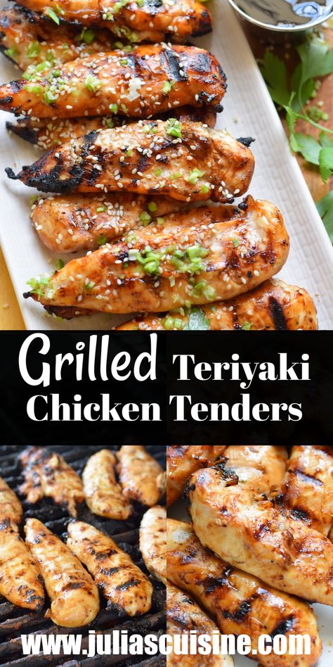 Grilled Teriyaki Chicken Tenders Chicken Tender Recipes Grilled, Teriyaki Chicken On The Grill, Chicken Tenderloin Marinade, Teriyaki Chicken Grilled, Teriyaki Chicken Tenders, Teriyaki Chicken Tenderloins, Chicken Tender Marinade, Chicken Teriyaki Marinade, Grilled Chicken Tenderloin Recipes