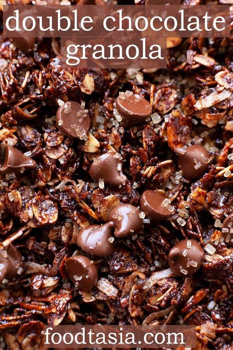 Granola Recipe Chocolate, Breakfast Easy Quick, Oat Clusters, Chocolate Granola Recipe, Crunch Chocolate, Healthy High Protein Snacks, Pumpkin Spice Granola, No Bake Granola Bars, Crunchy Chocolate