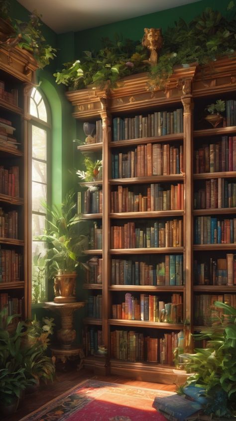 Victorian Bookshelf Aesthetic, Fantasy Bookcase, Victorian Bookshelf, Old Library Aesthetic, Bookshelves Aesthetic, Library Drawing, Cozy Home Library, Bookcase Ideas, Old Bookshelves