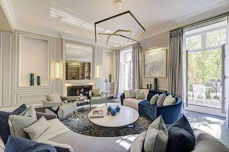 Classic Contemporary Interior Design, Interior Design Portfolios, London Interior, Reception Room, Classic Living Room, Bedroom Terrace, Contemporary Interior Design, Interior Design Portfolio, London Design