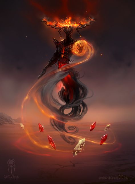 Fantasy Fire Creatures, Fire Monster Art, Fire God Art, Fire Demon Art, Fire Genie, Fire Character Design, Fire Creature, Fire Monster, Fire Angel