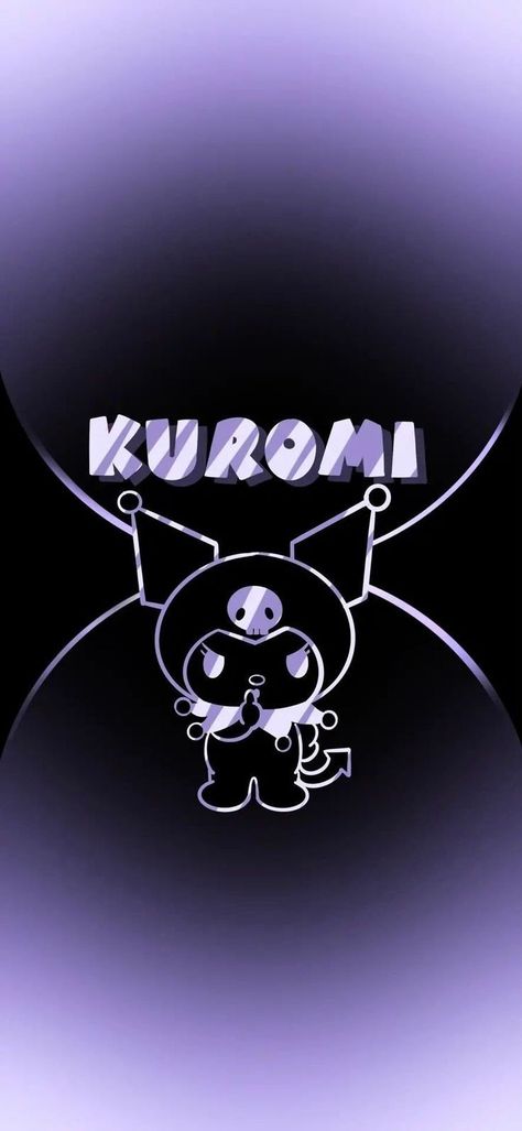 Kuromi Iphone Wallpaper, Kuromi Wallpaper Aesthetic, Kuromi Background, Kuromi Wallpaper Iphone, Kurumi Wallpaper, Wallpaper Kuromi, Wallpaper Sanrio, Kuromi Wallpaper, Hello Kitty Wallpaper Hd