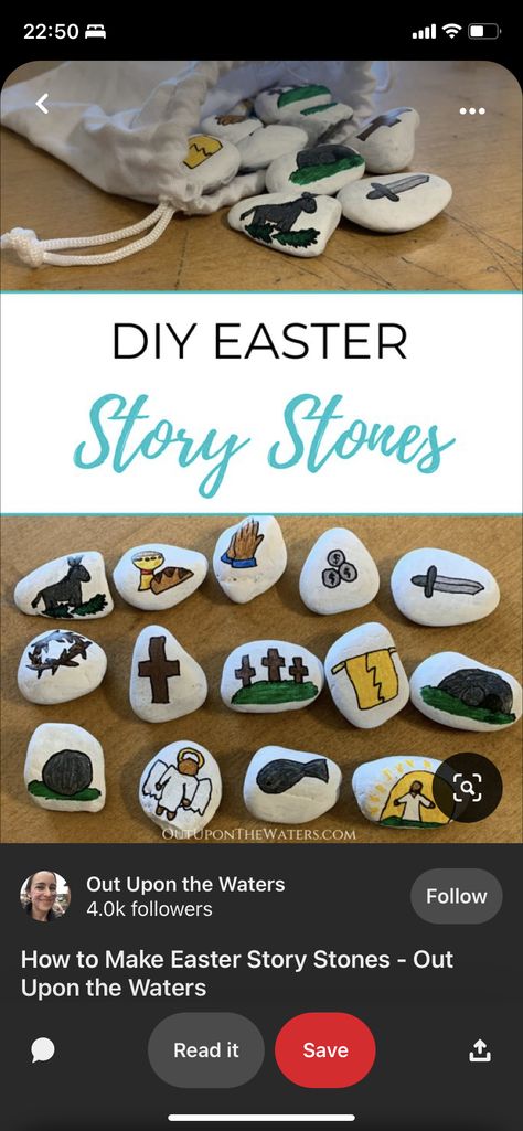 Easter Story Stones Painted Rocks, Toddler Easter Activities Jesus, Easter Resurrection Crafts For Kids, Easter Craft Jesus Is Risen, Easter Crafts About Jesus, Easter Crafts Jesus Is Risen, Bible Story Stones, Christian Easter Kids Activities, Easter Creche Diy