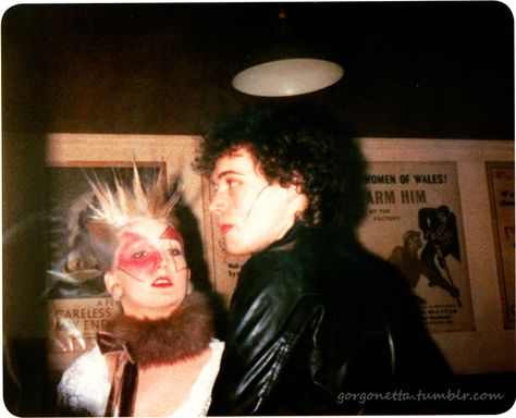 Adam Ant and Jordan, 1977/78. Photos by Simon Barker. Punks 70s, Ant Music, Punk Woman, Adam Ant, Punks Not Dead, The New Wave, New Romantics, Aesthetic People, Punk Goth