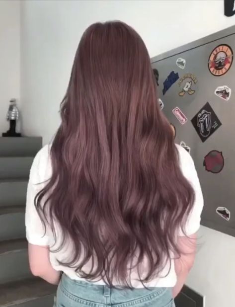 korean hairstyle
dyed hair Pink Lavender Brown Hair, Brown Mauve Hair, Lilac Brown Hair, Pinkish Purple Hair, Brown Pink Hair, Pinkish Brown Hair, Pink Brown Hair, Brown And Pink Hair, Nails Selfie