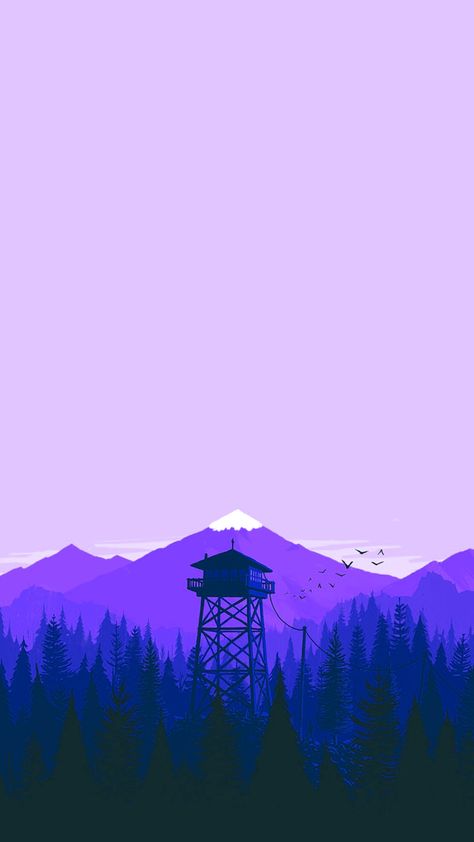 Firewatch Wallpaper, Fire Watch, Music Visualization, Watch Wallpaper, Desktop Pictures, Winter Wallpaper, Graphic Wallpaper, Cool Wallpapers Art, Wallpaper Cave