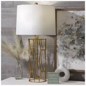 Home Decor Weekly Ad - Weekly Ad | Hobby Lobby Gold Lamps Bedroom, Electric Material, Geometric Lamp, Lamps Bedroom, Gold Lamp, Gold Table Lamp, White Lamp Shade, Frame Light, White Lamp