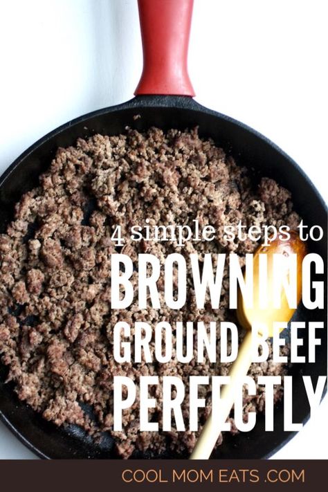 Ground Beef Seasoning, Cooking With Ground Beef, Main Dish Casseroles, Ground Sirloin, Beef Tips, Cooking Basics, Family Cooking, Cool Mom, Ground Chicken