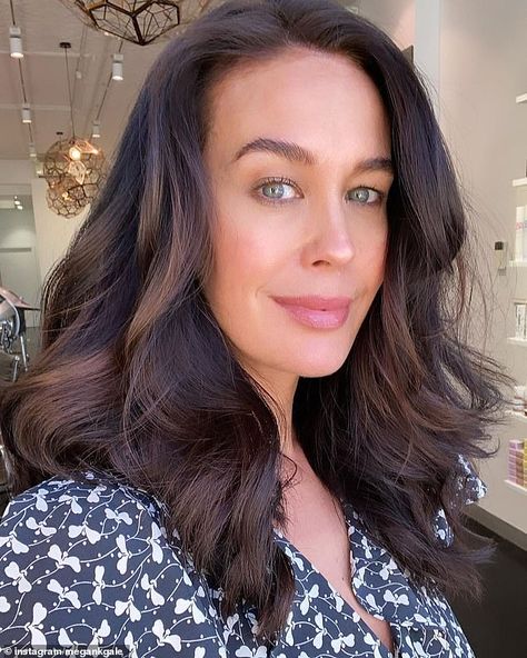 Supermodel Megan Gale, 44, shares the simple recipe for her favourite chicken schnitzel salad | Daily Mail Online Megan Gale, Chicken Schnitzel, True Spring, Favorite Chicken, Bright Spring, Monday Night, Simple Recipe, Daily Mail, Easy Meals