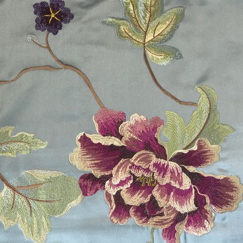 Cheap fabric 140, Buy Quality decorative fabric directly from China fabric fabric Suppliers: 2017 Luxurious Chinese Style Rose Floral Embroidery Faux Silk Like Curtain Chair Cushion Decorative Fabric 140 cm Width 2 Colors Enjoy ✓Free Shipping Worldwide! ✓Limited Time Sale ✓Easy Return. Embroidery Kimono, Simple Hand Embroidery Patterns, Chinese Embroidery, Creative Embroidery, Flower Art Images, Japanese Embroidery, Handwork Embroidery Design, Embroidery Designs Fashion, Crewel Embroidery