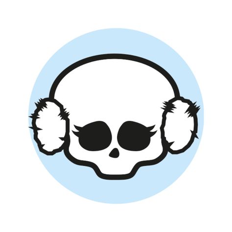 Abby Bominable Icon, Abbey Monster High, Mh Aesthetic, Monster High Printables, Abby Bominable, Monster High Skull, Monster High Abbey, Abbey Bominable, Skull Icon