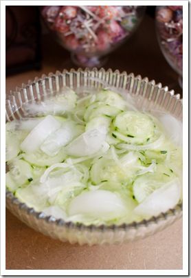 cucumber&onionsalad4 Cucumber And Onion Salad, Cucumber And Onion, Cucumber Onion Salad, Cucumber Salad Vinegar, June Cleaver, Cucumbers And Onions, Onion Salad, Cucumber Recipes Salad, Homemade Pickles