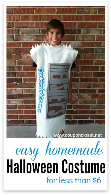 Homemade Hershey's Cookies 'n' Cream Candy Costume - One Crazy Mom Candy Bar Costume Diy, Candy Costumes Diy, Candy Bar Costume, Diy Candy Costume, Kids Candy Bar, Halloween Costume Ideas For Kids, Costume Ideas For Kids, Candy Costume, Easy Diy Halloween Costumes