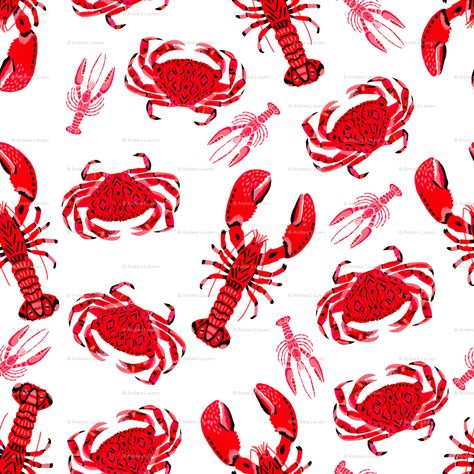 Fashion Wallpaper Iphone, Design Inspiration Board, Sea Prints, Fashion Design Inspiration Board, Wedding Dirndl, Fashion Design Inspiration, Rock Lobster, Crab And Lobster, Iphone Art