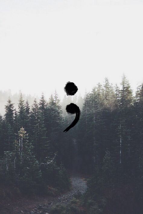 Semicolons Dark Wallpaper, Semicolons Aesthetic Wallpaper, Tattoo Planning, Disney Themed Nursery, Hamsa Art, Keep On Going, Yin Yang Art, Girl Shadow, Infinity Sign