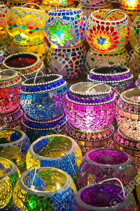 Istanbul Market, Turkish Lanterns, Turkish Lights, Turkish Mosaic Lamp, Turkish Lamps, Romantic Candles, Mosaic Lamp, Painting Lamps, Diy Lanterns