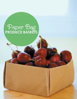 Diy Gift Bags Paper, Diy Lunch Bag, Produce Containers, Fruit Pouches, Produce Baskets, Diy Paper Bag, Paper Fruit, Paper Sack, Paper Grocery Bags