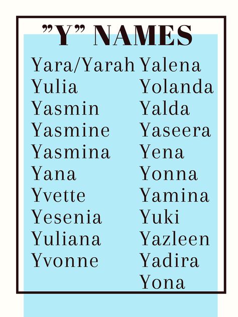 Names that start with “Y” Names That Start With A, Y Names, X Names, N Names, Fantasy Character Names, Alphabet Names, Best Character Names, Fantasy Names, Aesthetic Names