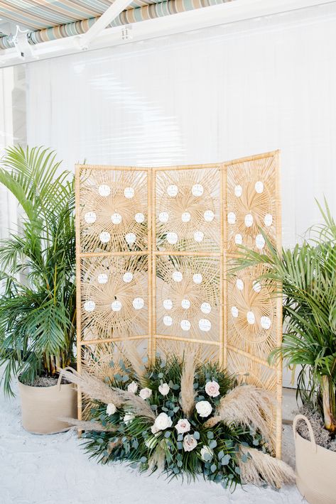 Custom beachy boho wedding seating chart, sand dollar place cards with calligraphy Sand Dollar Seating Chart, Shell Seating Chart Wedding, Rattan Seating Chart, Beach Wedding Seating Chart, Ecuador Wedding, Boho Wedding Seating Chart, Boho Seating Chart, Beachy Boho Wedding, Boho Wedding Seating