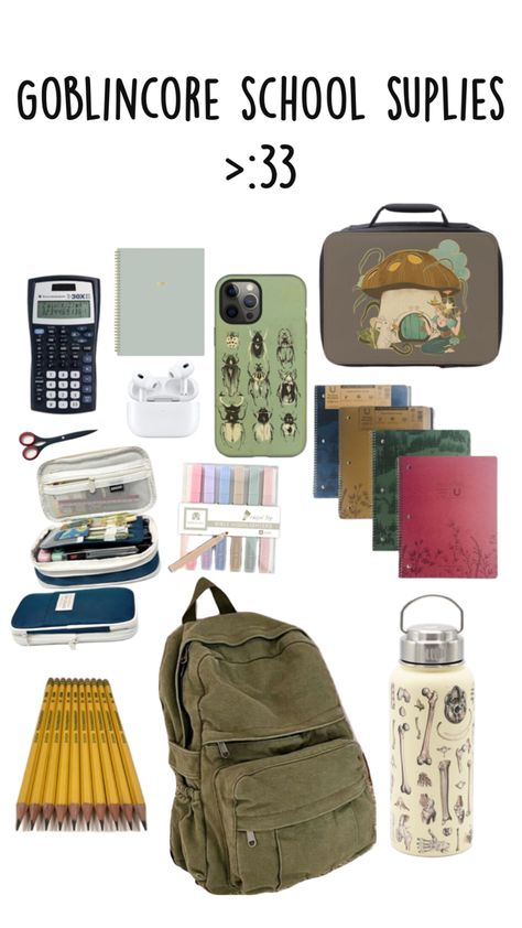 .backpack.  .lunchbox.  .water bottle.  .pencil case.  .Pencils. . highlighters. . scissors.  .calculator. .student planner. .notebooks. .phone/phone case. .wireless earbuds. >:33 School Suplies, Student Planner, Christmas 2024, Wireless Earbuds, Calculator, Pencil Case, School Supplies, Lunch Box, Water Bottle