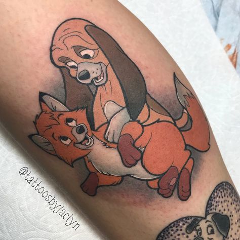 Fox and the hound piece for Gabriella! It was so cool to meet you! Thanks so much for coming down! Got to Tattoo next to the cutest piece by @chelseytattoos (seen in the second photo) go check her stuff out!! 💕 #Tattoo #tattoos #disneytattooart #disney #disneytattoos #disneytattoo #inkeddisney #disneytatts #foxandthehound #foxandthehoundtattoo Fox And The Hound Tattoo, Hound Tattoo, Disney Sleeve Tattoos, Living Room Decoration Ideas, Disney Sleeve, Disney Princess Tattoo, Birthday Tattoo, Room Decoration Ideas, Theme Tattoo