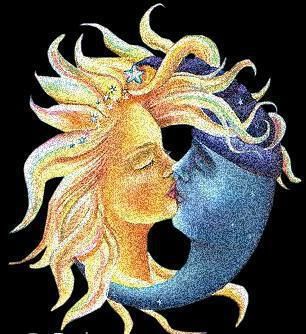 Just a Kiss The Sun And Moon, Sun Moon Stars, Celestial Art, Sun Art, Sun And Stars, Moon Magic, Moon Art, Sun And Moon, Moon Child