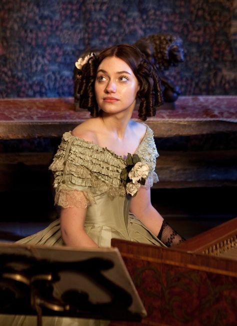 11 Popular Victorian Hairstyles for Women | All Things Hair UK Blanche Ingram, Jane Eyre 2011, Saved Pictures, Imogen Poots, Charlotte Brontë, Historical Movies, Victorian Hairstyles, Charlotte Bronte, Gibson Girl