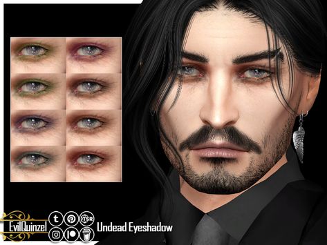 Sims 4 Cc Eyeshadow, Rockstar Tattoo, Sims 4 Cc Goth, Vampire Hair, Male Teen, Sims 4 Cc Hair, Sims 4 Hair Male, Sims 4 Tattoos, Sims Characters