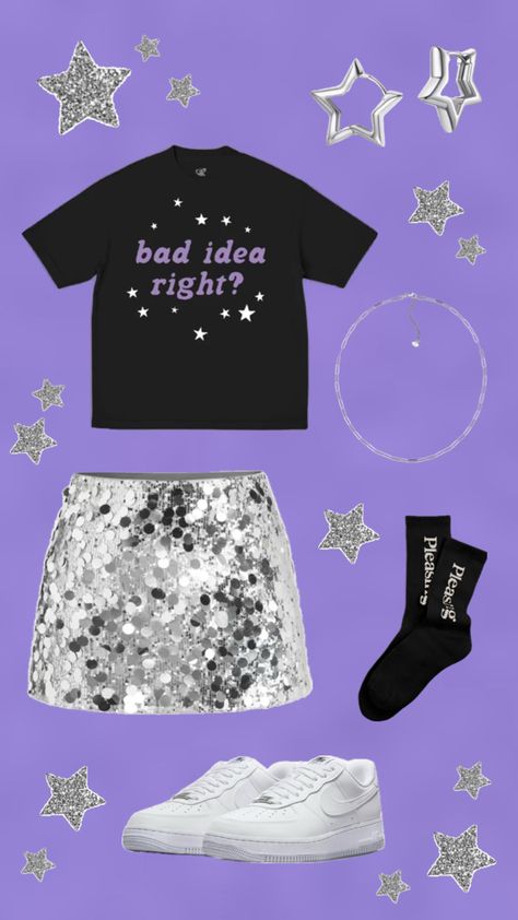 olivia rodrigo guts world tour outfit inspo Guts Outfit, Consert Outfits, Cute Concert Outfits, Sweet 16 Outfits, Olivia Rodrigo Guts, Winter Outfits Aesthetic, Sister Outfits, Concert Aesthetic, Concert Looks