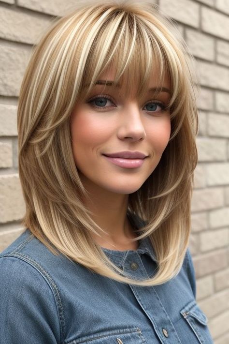 29+ Shag Haircuts Blonde 16 Haircuts For Blonde Hair, Jennifer Aniston Haircut, Shag Layered Hairstyles, Blonde Layered Hair, Haircuts Blonde, Haircuts For Medium Length Hair, Shag Haircuts, Chin Length Hair, Brown Hair With Blonde Highlights