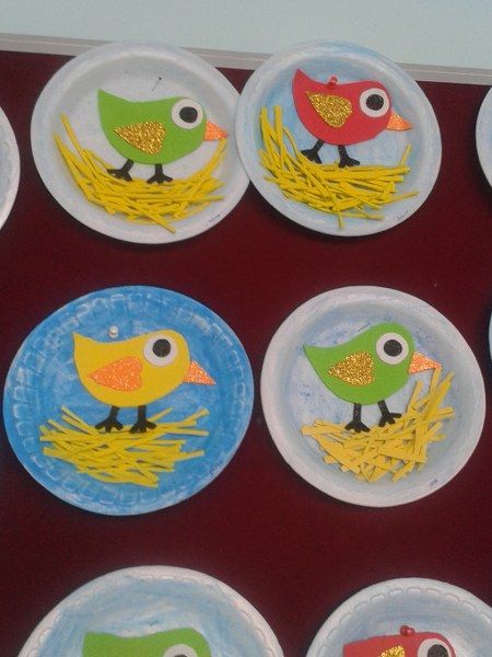 Paper Plate Bird, Craft Penguin, Bird Crafts Preschool, Paper Plate Animals, Bird Nest Craft, Bird Craft, Paper Plate Crafts For Kids, Animal Craft, Arts And Crafts For Teens