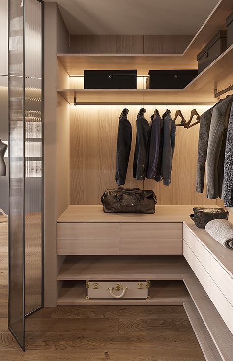 Modern Closet Designs, A Walk In Closet, Dream Closet Design, Closet Organization Ideas, Walk In Closet Design, Closet Design Layout, Modern Closet, Luxury Closets Design, Wardrobe Interior Design