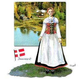 Long Skirt Outfits Aesthetic, Long Skirt Outfits For Summer, Nordic Folklore, Scandinavian Country, Skirt Outfits Aesthetic, Danish Culture, Long Flowing Skirts, Long Skirt Summer, Flowing Blouse