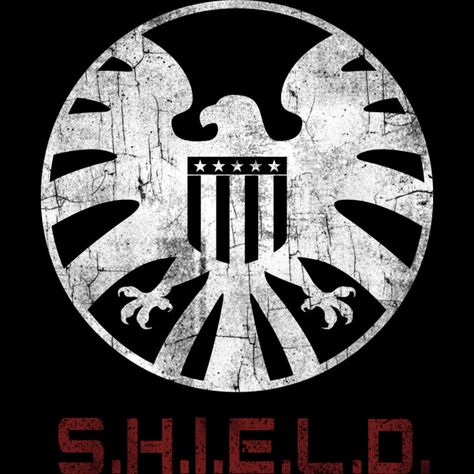 Distressed S.H.I.E.L.D Logo T Shirt By Marvel Design By Humans L D Logo, Venom Face, Marvel Design, Venom Comics, Marvel Agents Of Shield, Graphic Styles, D Logo, Marvel Logo, Marvel Venom