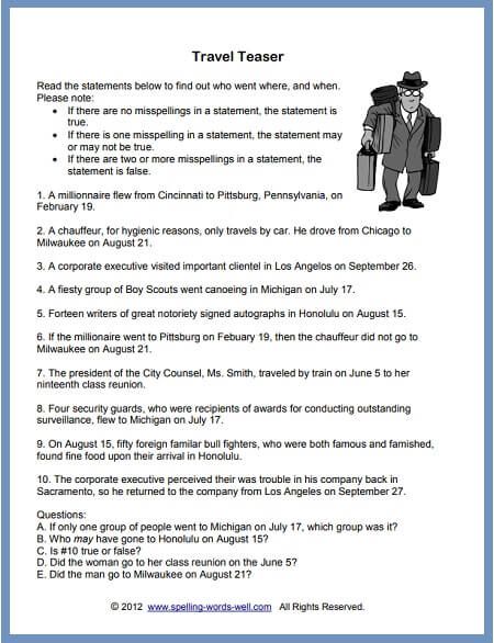 Critical Thinking Activities High School, Brain Teasers For High School Students, Brain Teasers For Middle School Students, Word Games For Adults Brain Teasers, Brain Teaser Questions, Brain Teasers For Teens, Hard Brain Teasers, Science Puzzles Brain Teasers, Spelling Bee Word List