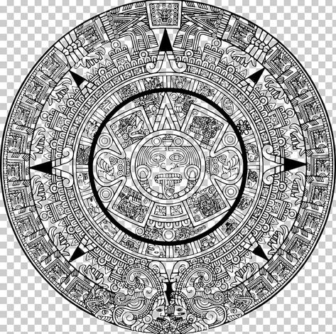 Ancient Maya Art, Black And White Calendar, Maya Architecture, Calendar Png, Aztec Empire, Maya Civilization, Maya Art, Mayan Calendar, Inca Empire