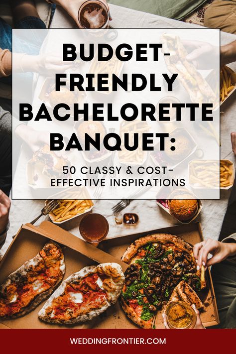 Make your bachelorette party memorable with gourmet food options that won't empty your wallet. Explore 50 ideas ranging from appetizers to desserts, curated for the modern bride. #GourmetOnABudget #BacheloretteEats #ChicandCheap Dinner Ideas For Bachelorette Party, Bachelorette Dinner Ideas Food, Meals For Bachelorette Party, Bachelorette Food Ideas Dinners, Dinner Bachelorette Party, Bachlorette Ideas Food, Bachelorette Party Meal Ideas, Bachelorette Weekend Food Ideas, Bachelorette Menu Ideas