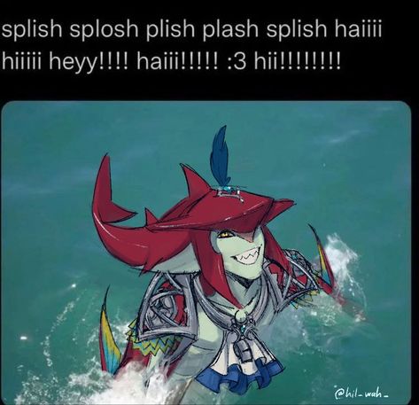 Prince Sidon, Botw Zelda, Legend Of Zelda Memes, Zelda Funny, Link Zelda, Zelda Art, Legend Of Zelda Breath, Zelda Breath, Twilight Princess