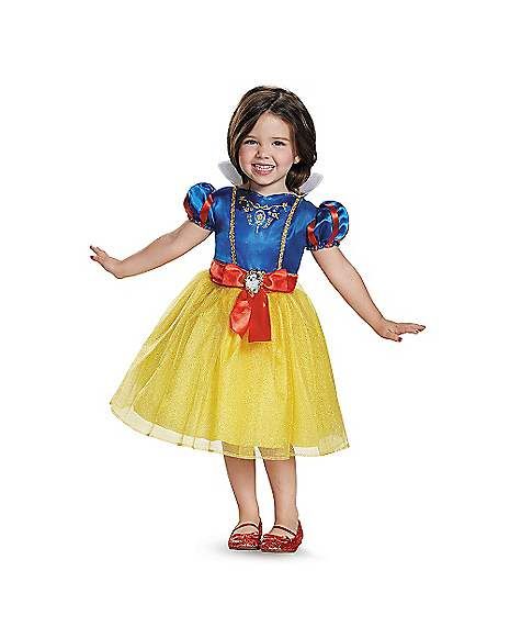 Toddler Snow White Costume - Disney - Spirithalloween.com Snow White Toddler, Disney Kızları, Snow White Halloween, White Halloween Costume, Storybook Character Costumes, Snow White Halloween Costume, Disney Princess Halloween, Halloween Costume Kids, Pretty Blue Dress