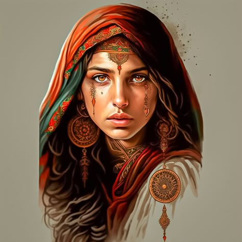 Berber Fashion, Moroccan Amazigh Tattoo, Berber Culture, Amazigh Traditional Clothes, Mersad Berber Paintings, Berber Women Algeria, Charcoal Art, Indian Art Paintings, Berber Women