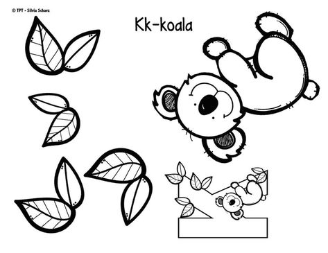 Koala Craft, Alphabet Crafts, Pre K Activities, Preschool Letters, Diy Creative Crafts, Letter A Crafts, Alphabet Activities, Diy Creative, Party Bags