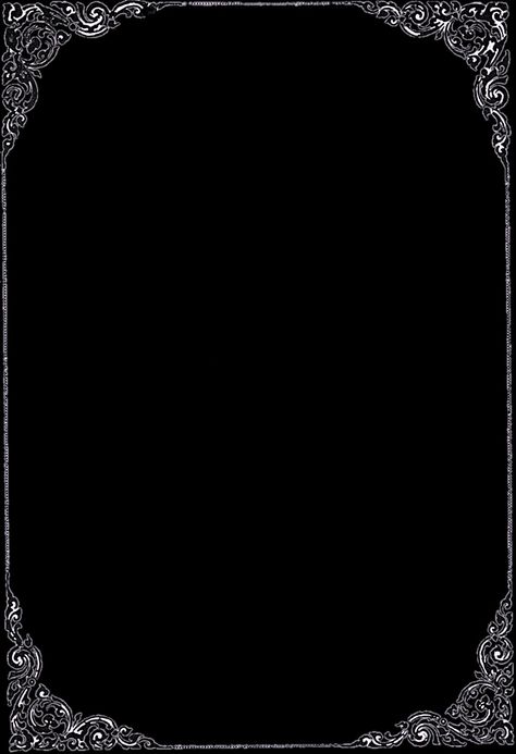 Gothic Frame Design, Gothic Frame Png, Goth Templates, Goth Frame, Gothic Border, Gothic Background, Digital Decorations, Book Review Template, Gothic Books